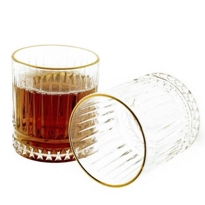 Elisa Golden Drikkeglassæt m/Guldkant 6 stk. 240 ml