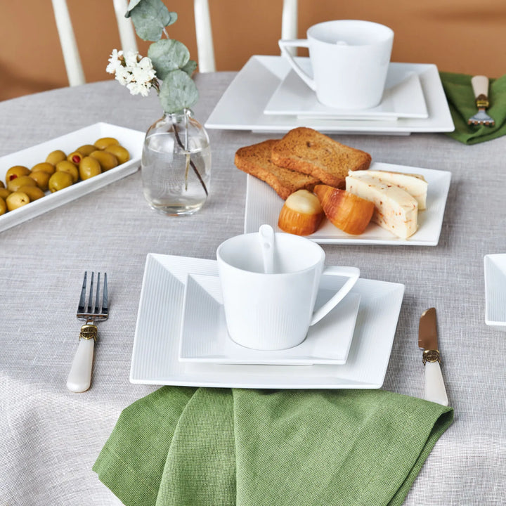 Karaca Forever Bone Vonka Morgenmadssæt | 36 dele | 6 personer