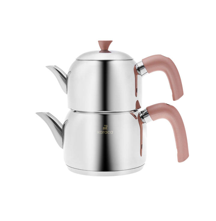 Karaca Alder Midi Tekande-sæt med Induktionsbund – Rosefarvet