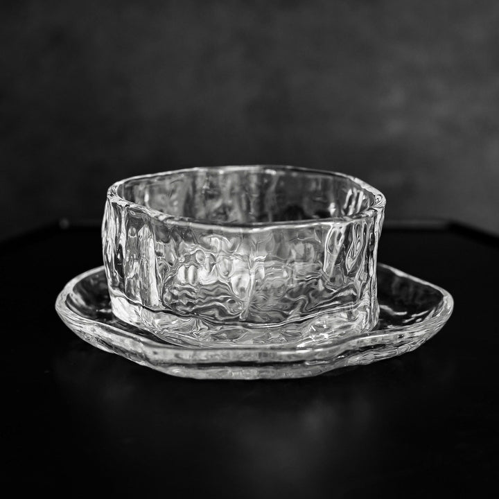 Almina Snow Buccia Dessertskål m/Underkop - Facetsleben Design - 12 Dele - 300 ml