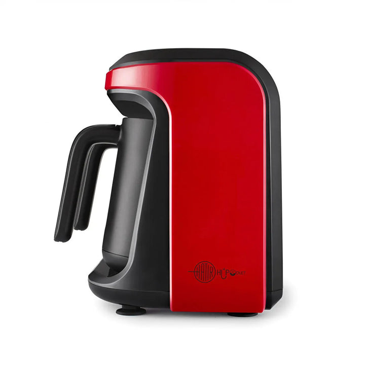 Karaca Hatır Hüp Duet Flavour – Dobbelt Tyrkisk Kaffemaskine (10 Kopper) – Rød