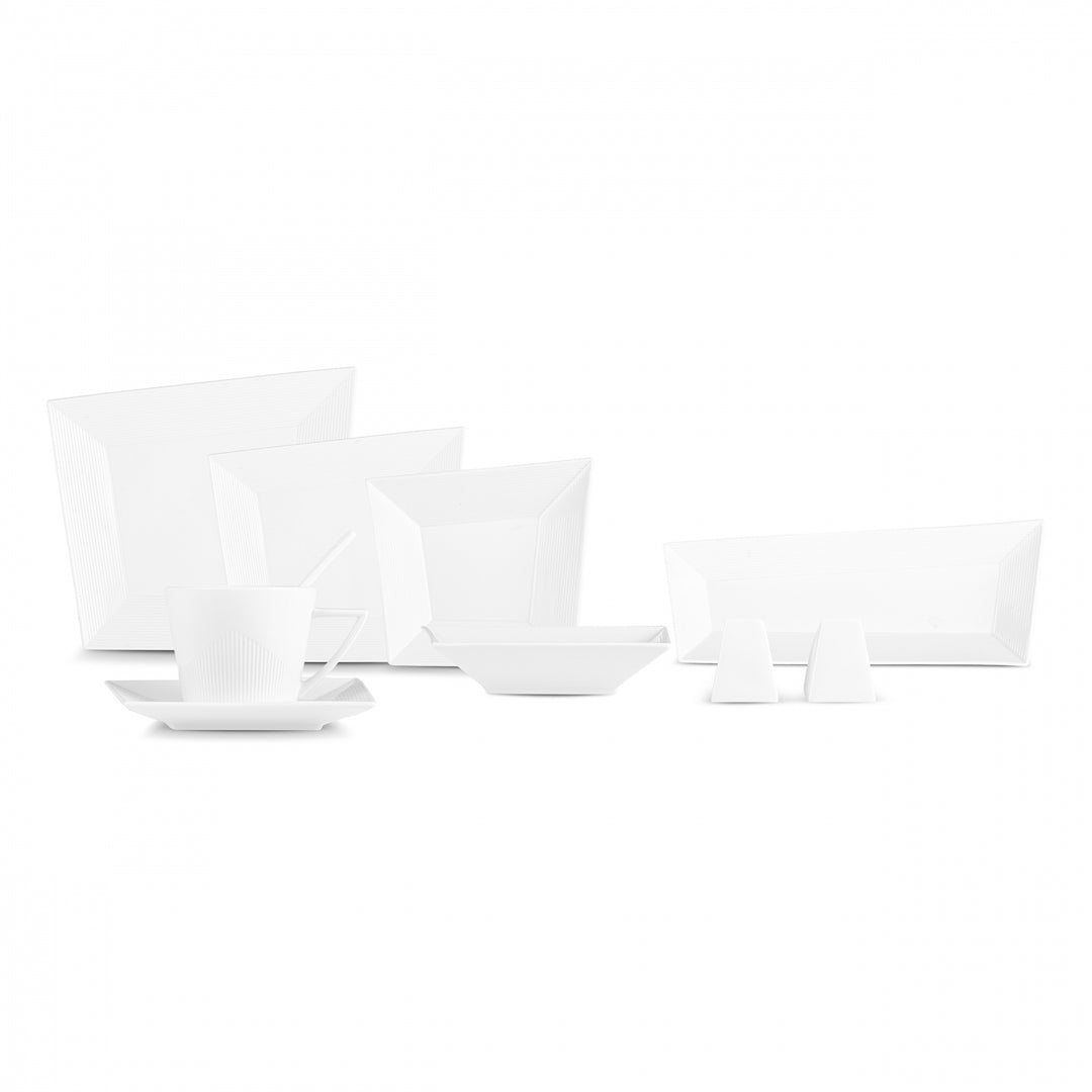 Karaca Forever Bone Vonka Morgenmadssæt | 36 dele | 6 personer