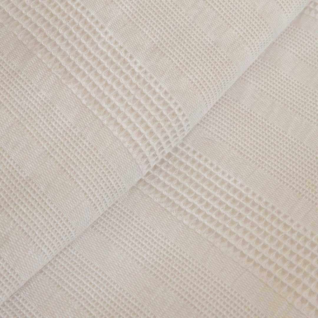 Karaca Home Layna Ecocell – Dobbeltseng Sengetæppe 200x220 cm, Råhvid