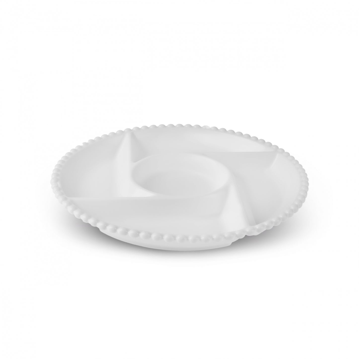 Karaca Carmen Perla Rund Serveringstallerken | 5 rum – 27 cm