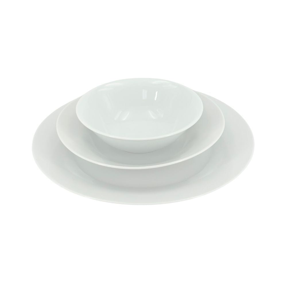 Die Weisse Rose – Bianco Classico Porcelæn Tafelservice 24 dele til 6 personer