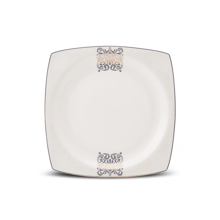 Karaca Fine Bone New Lotus Gold Spisestel til 4 Personer 17 Dele