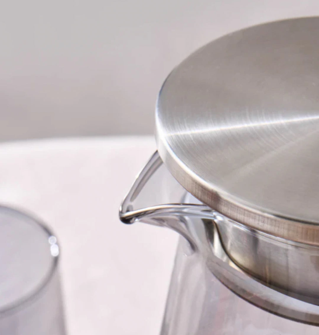 Karaca Serene 7-dele tumbler-glas sæt – Antrasit