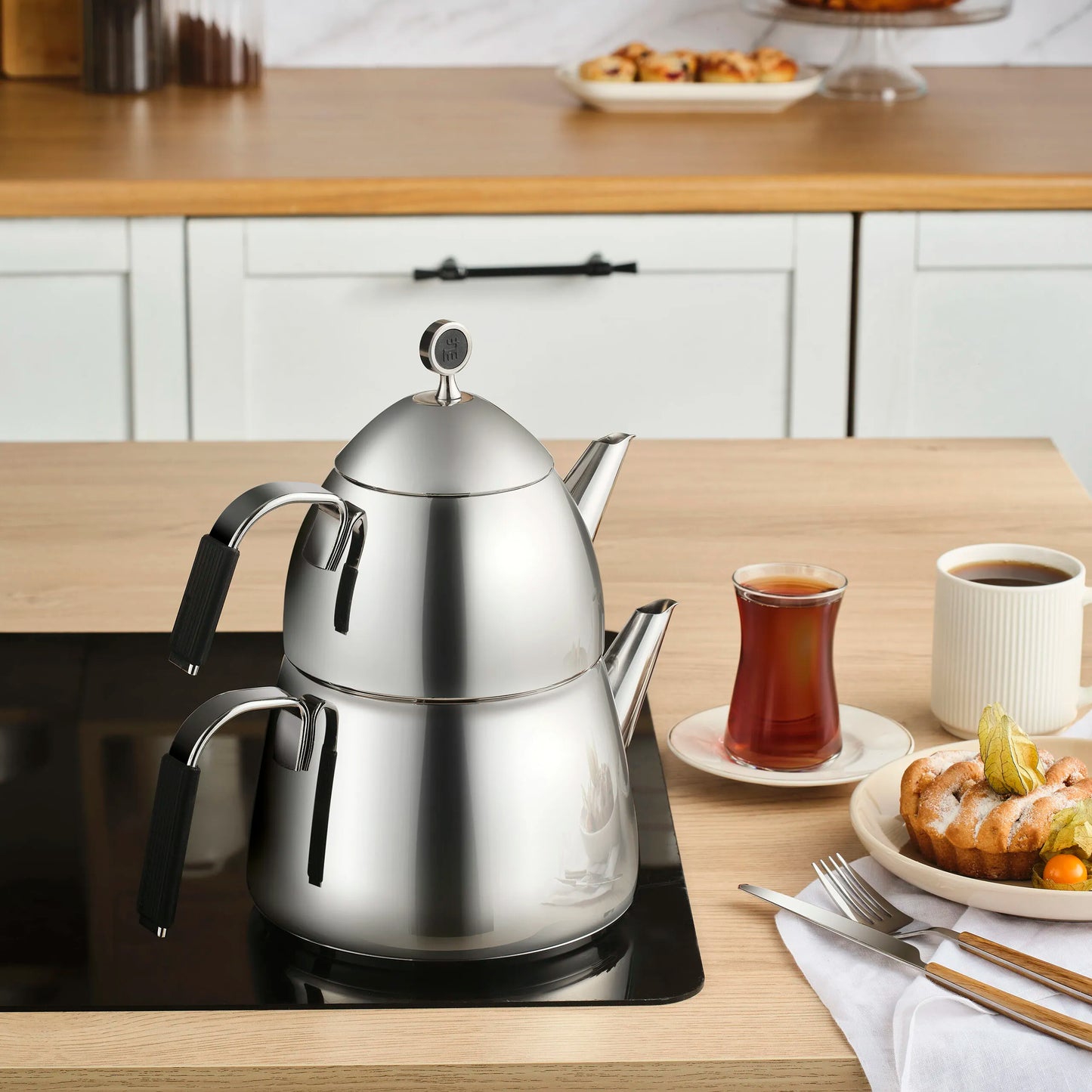 Karaca Babil Tekandesæt – Sort, Large