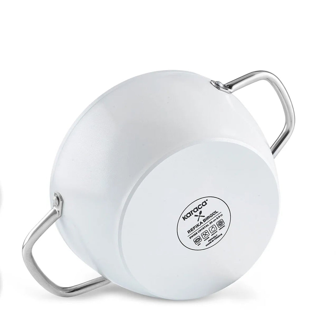 Karaca x Refika Swiss Crystal Creamy Metal Gryde - 2,3 Liter / 20 cm
