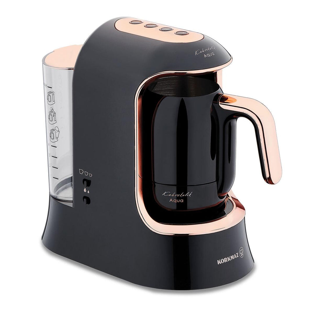 Kaffemaskine Sort/Rosa - Korkmaz Deluxe - Løven Home