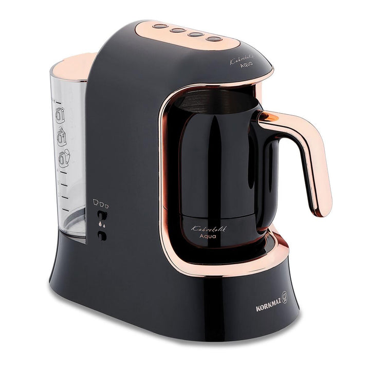 Kaffemaskine Sort/Rosa - Korkmaz Deluxe - Løven Home