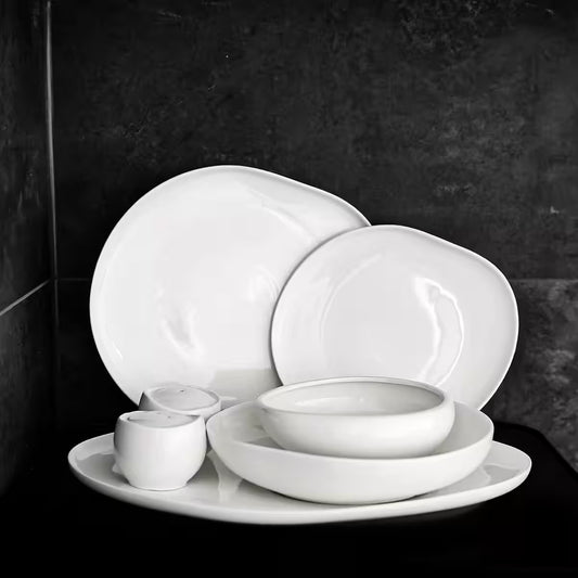 Almina Wave Middagsstel – 27 Dele med Organiske Former