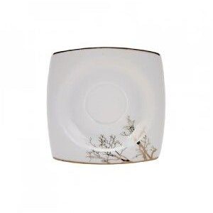 Karaca Autumn Espresso Kaffesæt til 6 personer – 85 ml - Hvid/Guld