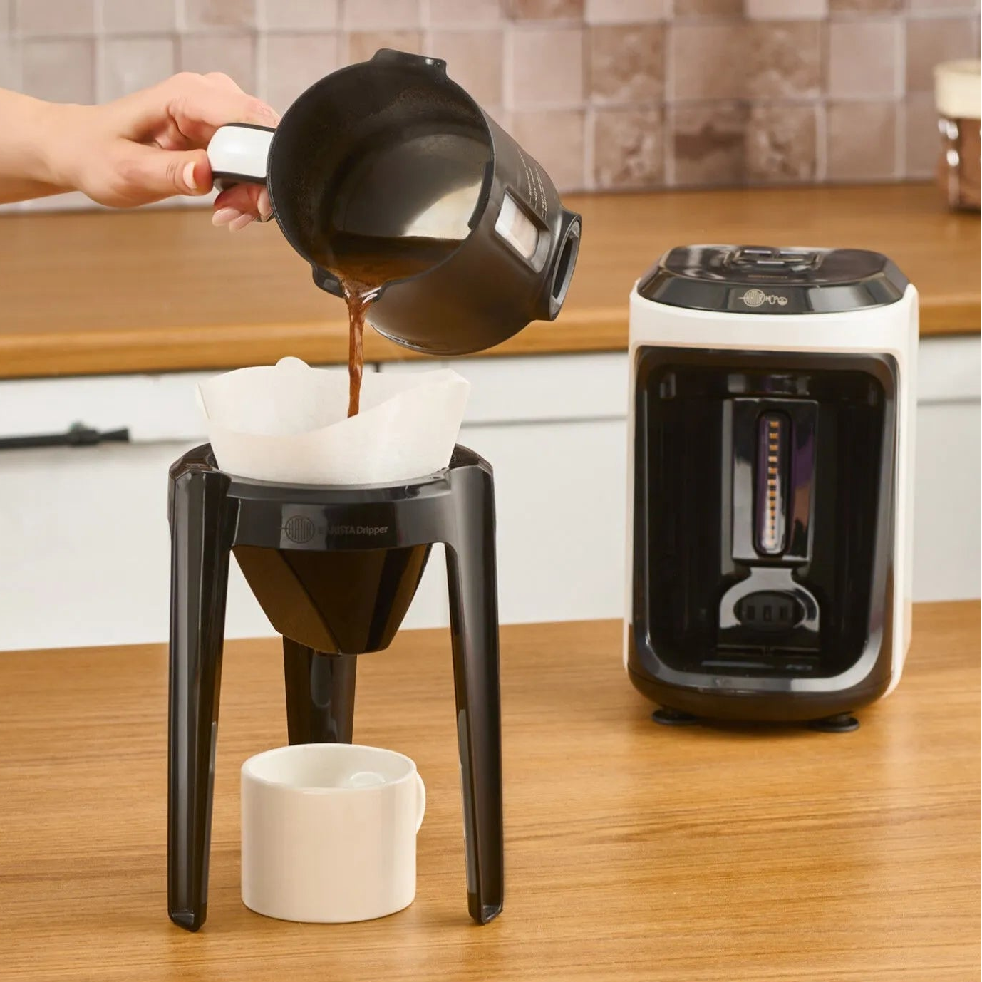 Karaca Hatır Hüp 2-i-1 Tyrkisk Kaffemaskine – Soft Cream