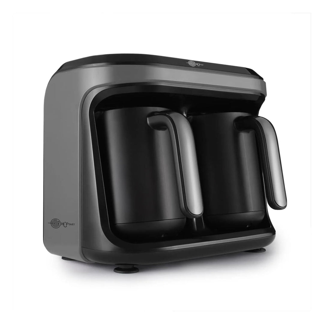 Karaca Hatır Hüp Duet Aroma Flavour – Dobbelt Tyrkisk Kaffemaskine (10 Kopper) - Space Grå