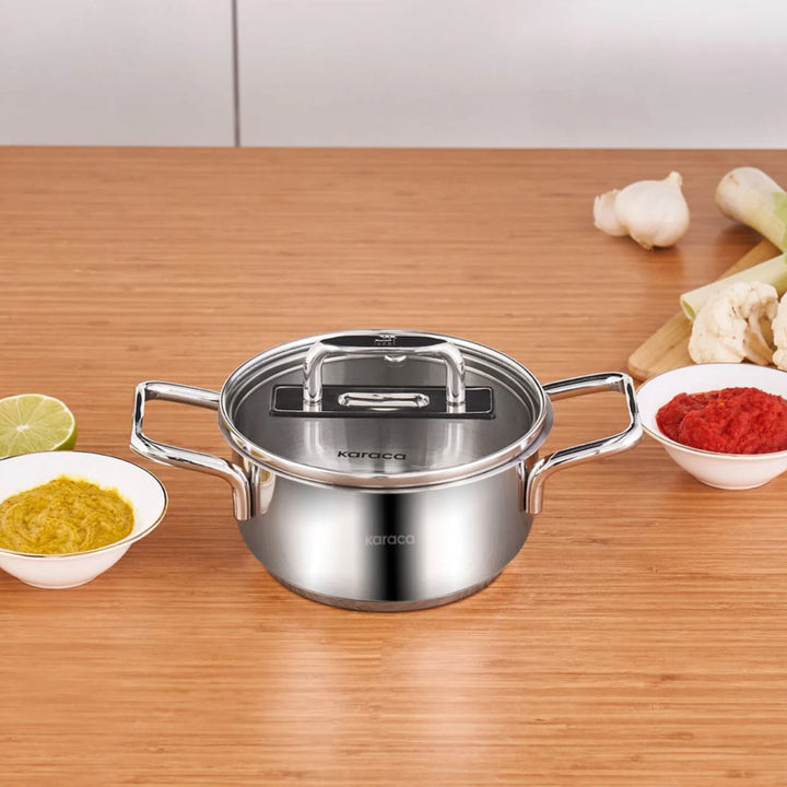 Karaca Grace Mini Rustfri Stålgryde 14 cm