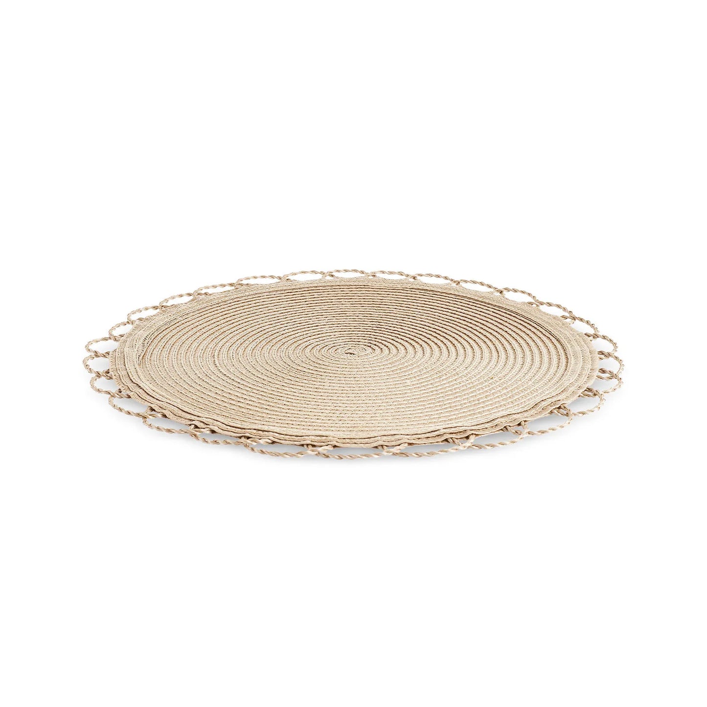 Karaca Katy 2 dele dækkeserviet - Natur, 38 cm