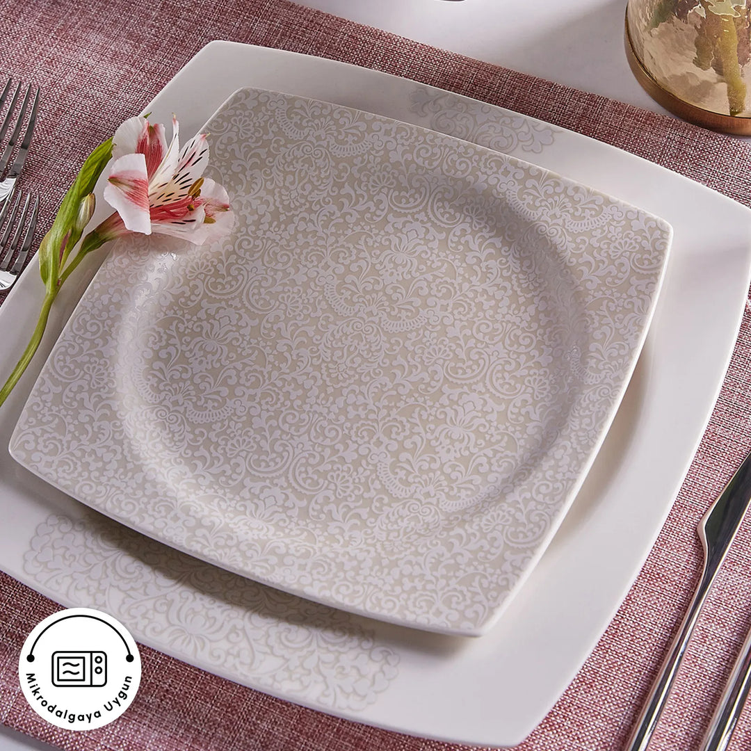 Karaca Flava Porcelænssæt - 24 dele 6 personer