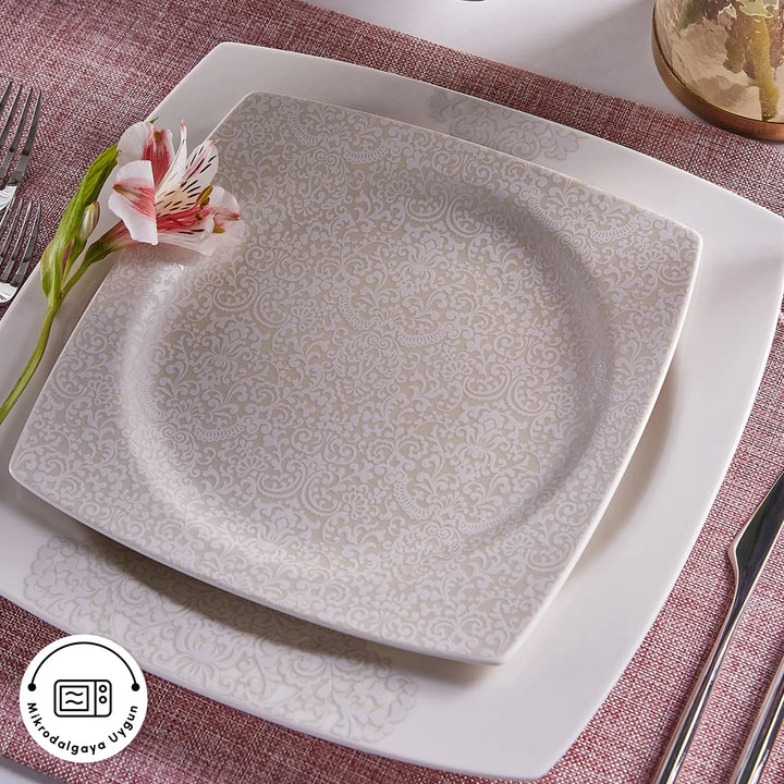 Karaca Flava Porcelænssæt - 24 dele 6 personer