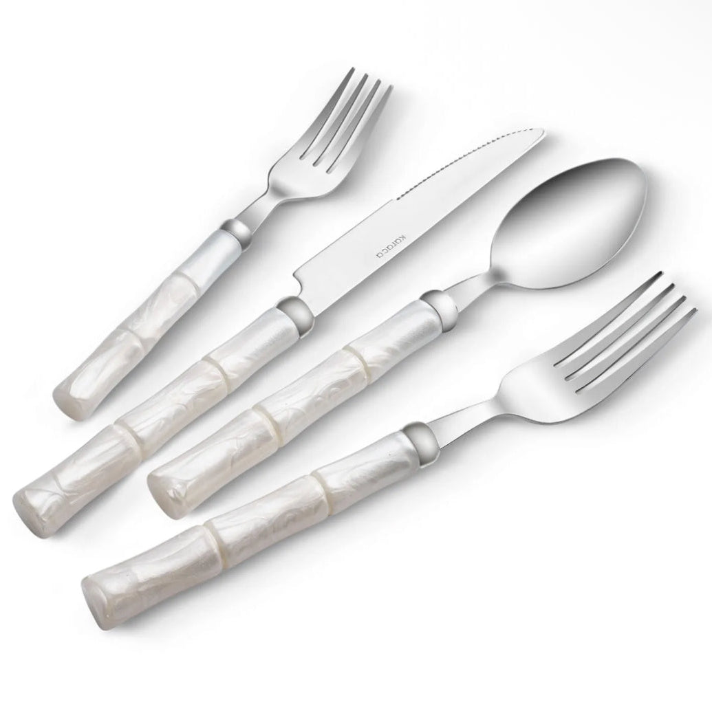 Karaca Ember Perlemor Bestiksæt 24 dele (6 personer)