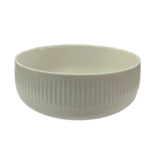 Rillet Porcelæn Skålesæt 6 stk 200 ml. - Almina Moderna