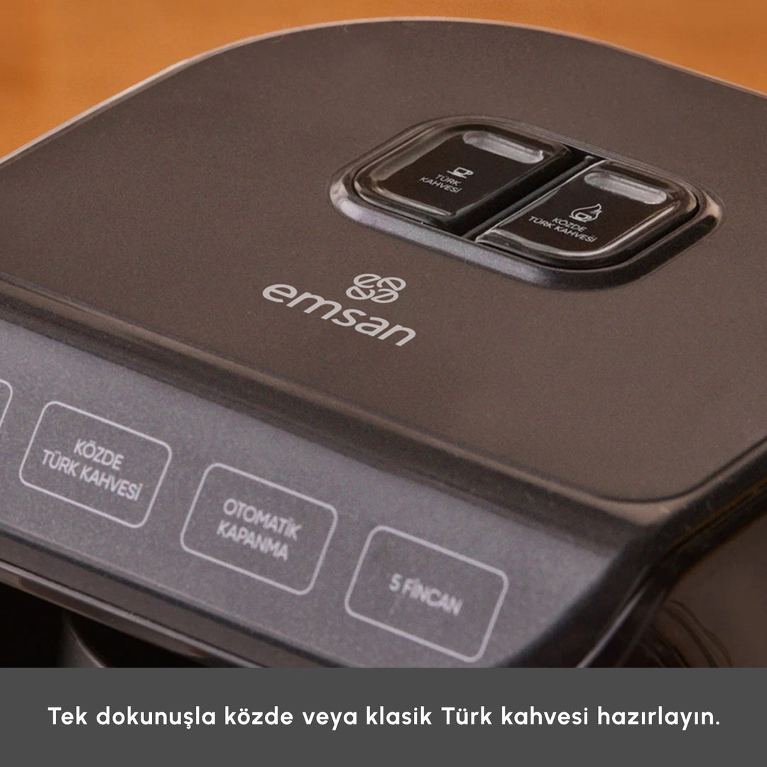 Emsan Közde Tyrkisk Kaffemaskine – Shiny Black