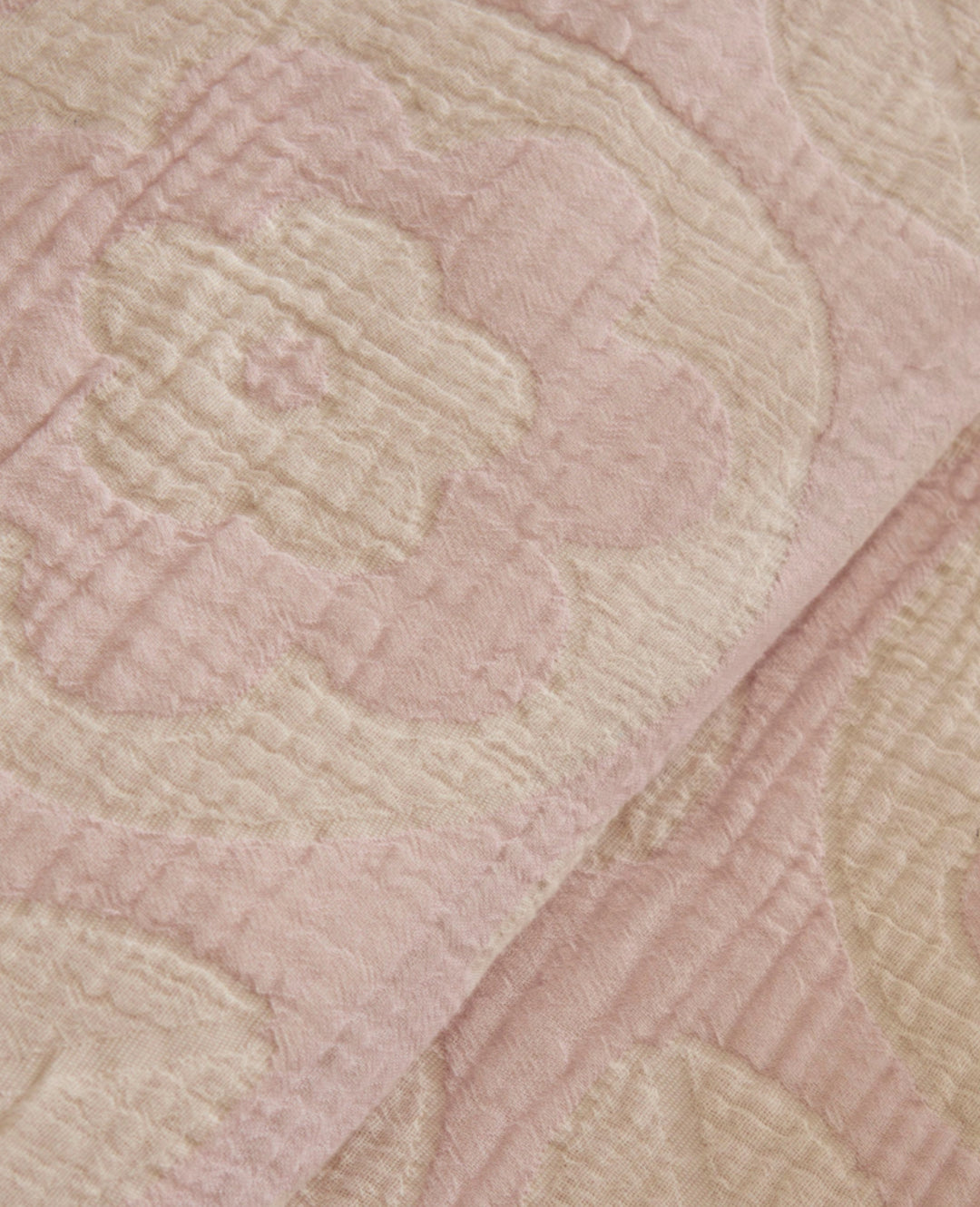 Karaca Home Shayla Pink Printet Muslin Pike-Sæt
