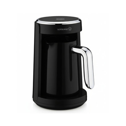 Korkmaz Keyif Türk Elektrisk Tyrkisk Kaffemaskine 480W - Sort/Sølv