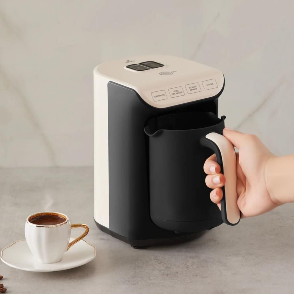 Karaca Hatır Köz Tyrkisk Kaffemaskine – 5 kopper - Soft Cream