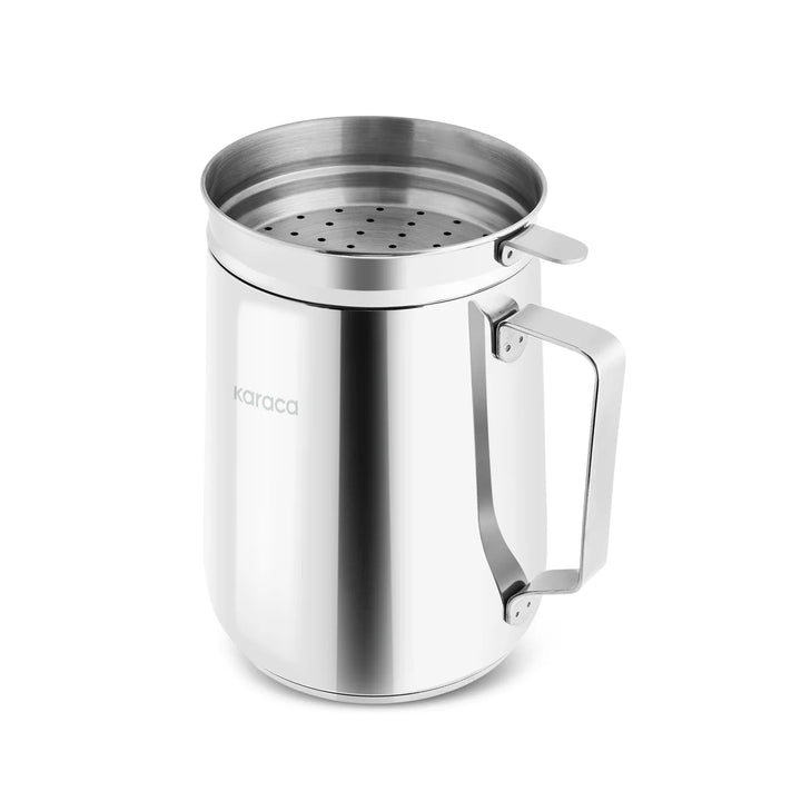 Karaca - Minifry Frituregryde - Rustfrit Stål - 2 liter – Sølv