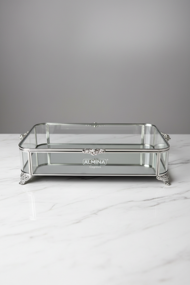 Almina elegant - smykke sløv bakke 30 x 20 cm