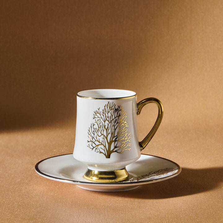 Karaca Afra 6-Personers Kaffekopper – 90 ml