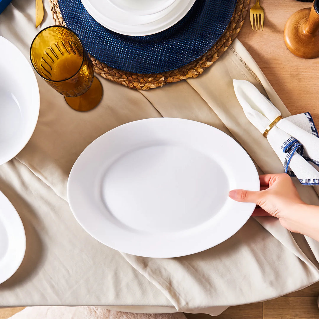 Karaca Milano Opal Glas Serveringsfad – 35 cm