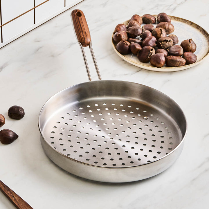 Karaca Mutfaksever - Kestanjepande - Rustfrit Stål - 26 cm