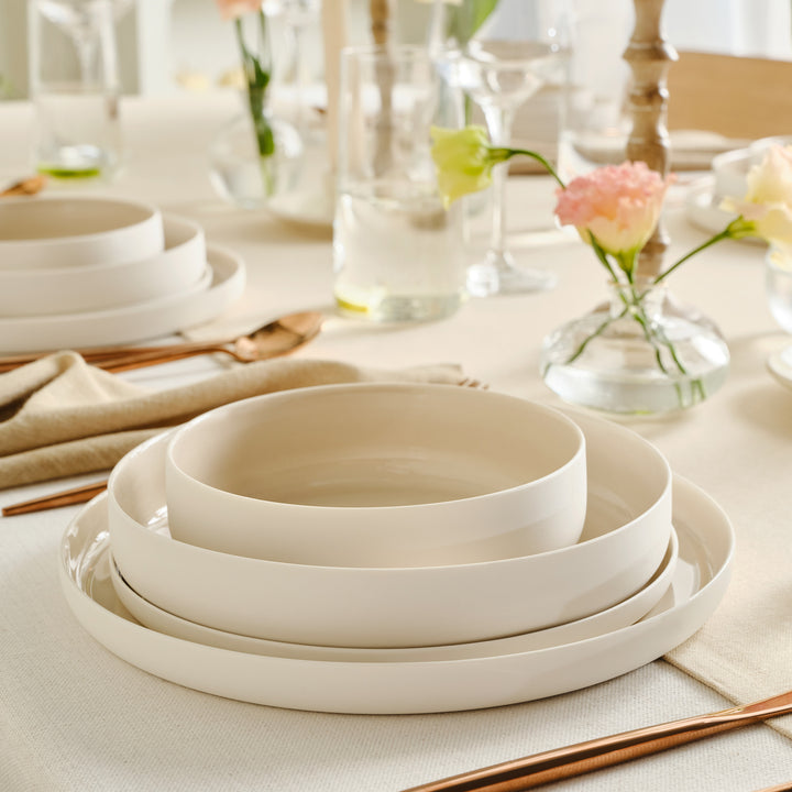 Karaca Earth Collection Finesse Spisestel 24 dele | 6 personer | Beige