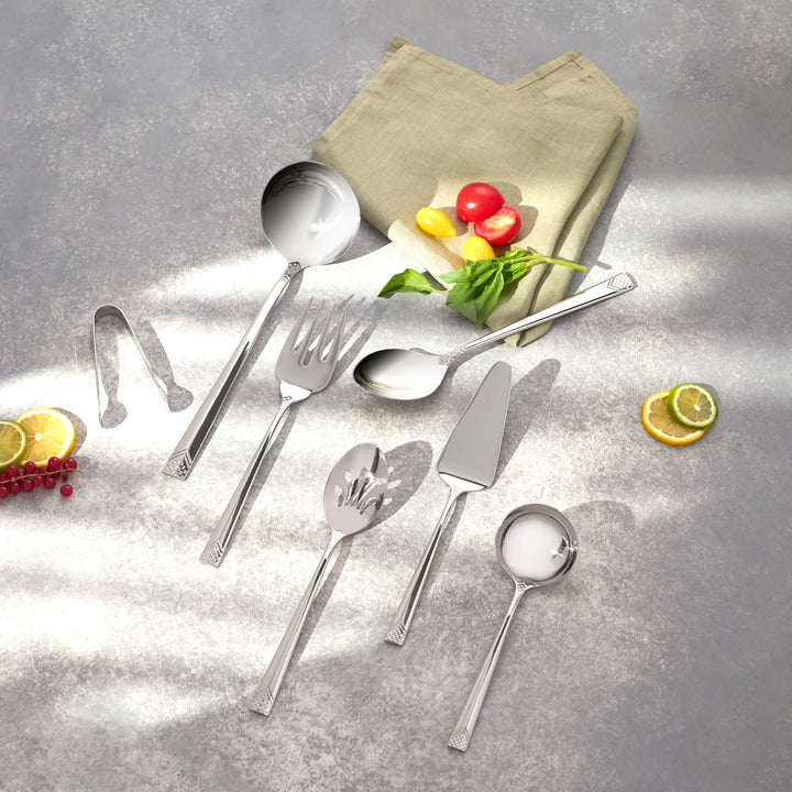 Karaca Sungate 7-delt Serveringssæt til Borddækning m/Æske Sølv