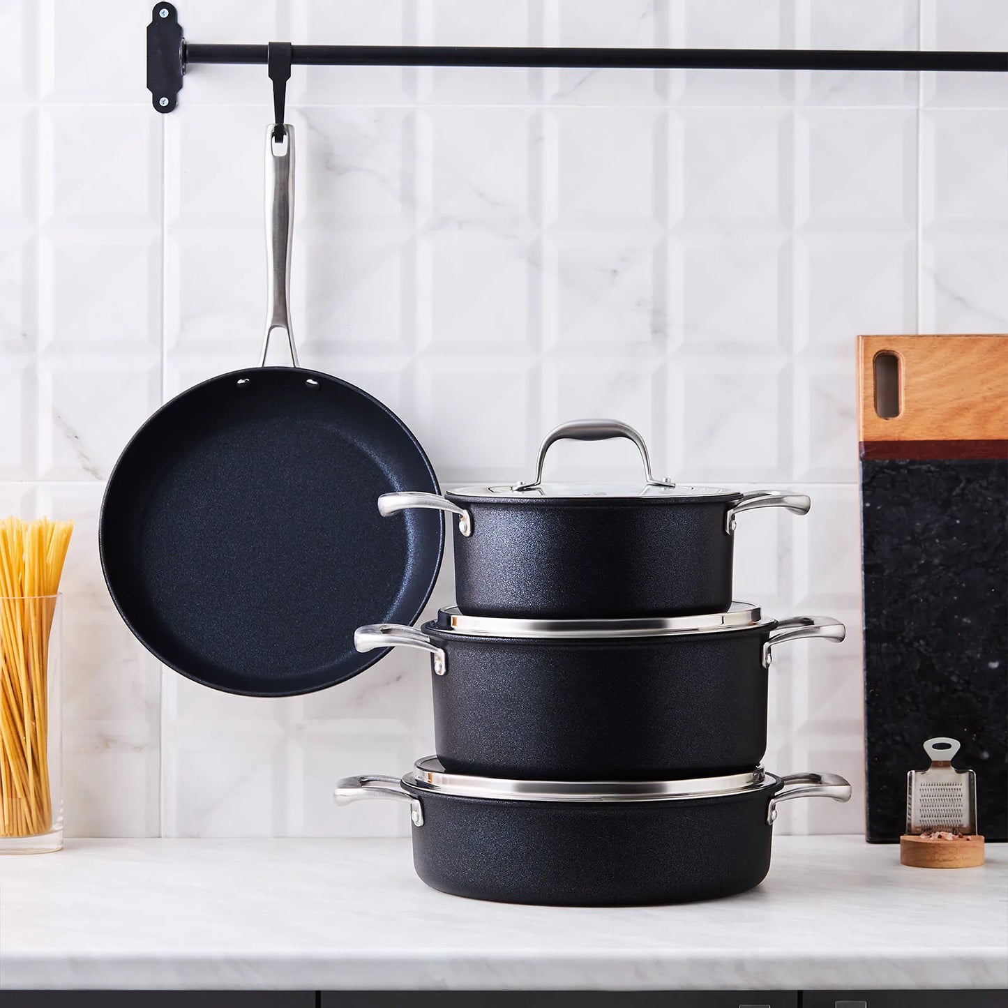 Karaca BioDiamond Pro Grydesæt – 7 dele – Induktionskompatibel