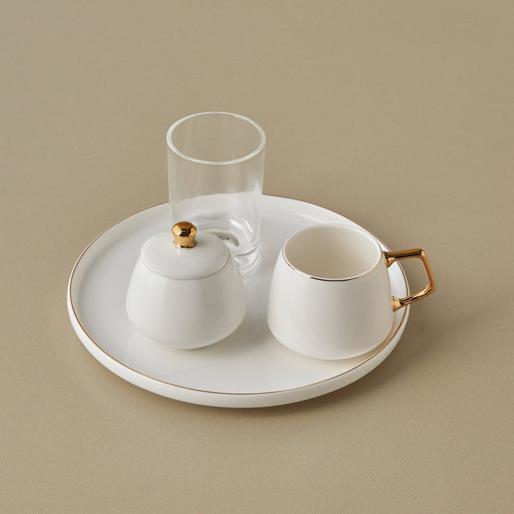 Karaca - Streamline Saturn - Kaffeserveringssæt til 1 person – 100 ml