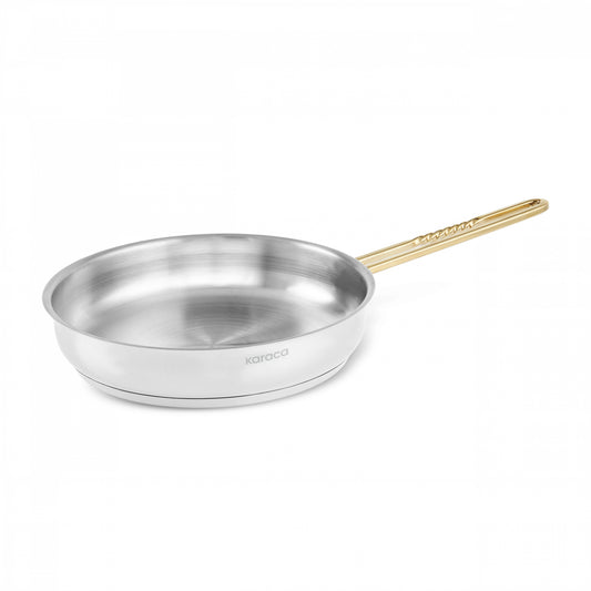 Karaca Maçka Stegepande Rustfrit Stål – 24 cm - Induktion - Guld