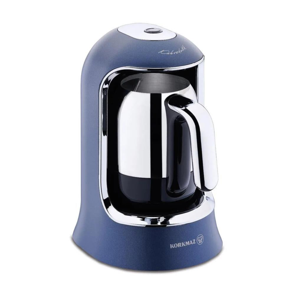 Elektrisk Tyrkisk Kaffemaskine Blå - Korkmaz Kahvekolik