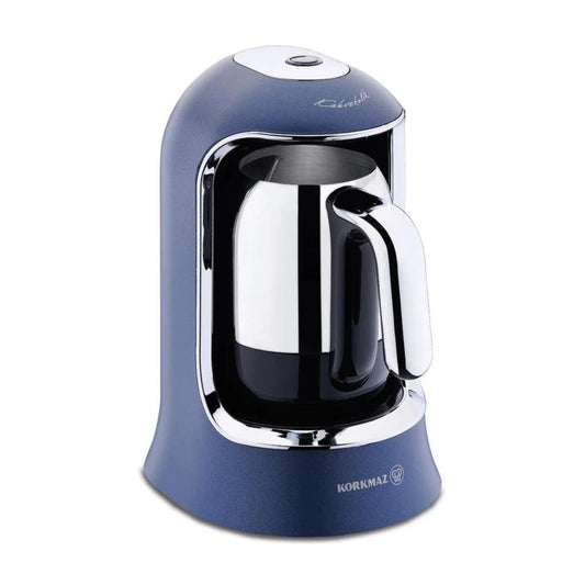 Elektrisk Tyrkisk Kaffemaskine Blå - Korkmaz Kahvekolik