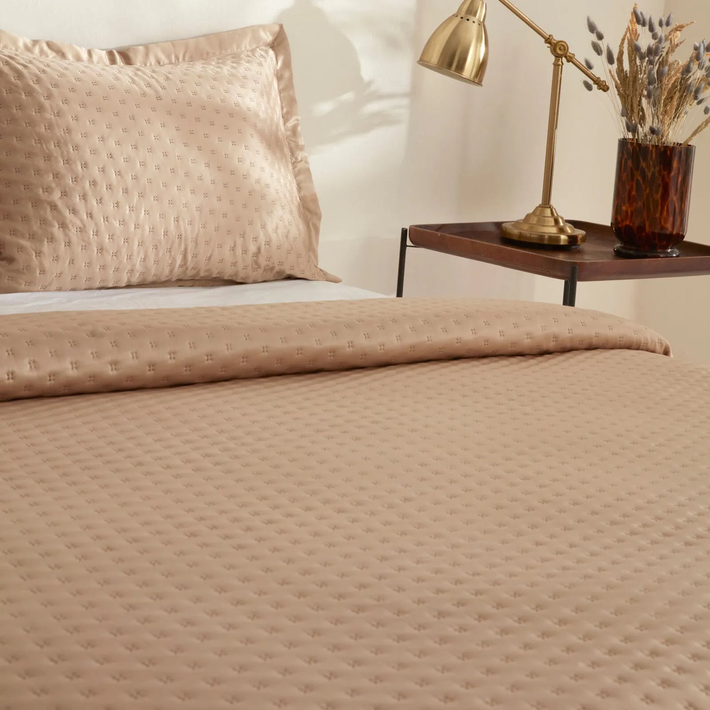 Karaca Home Alice – Dobbeltseng Sengetæppesæt 240x250 cm, Guld