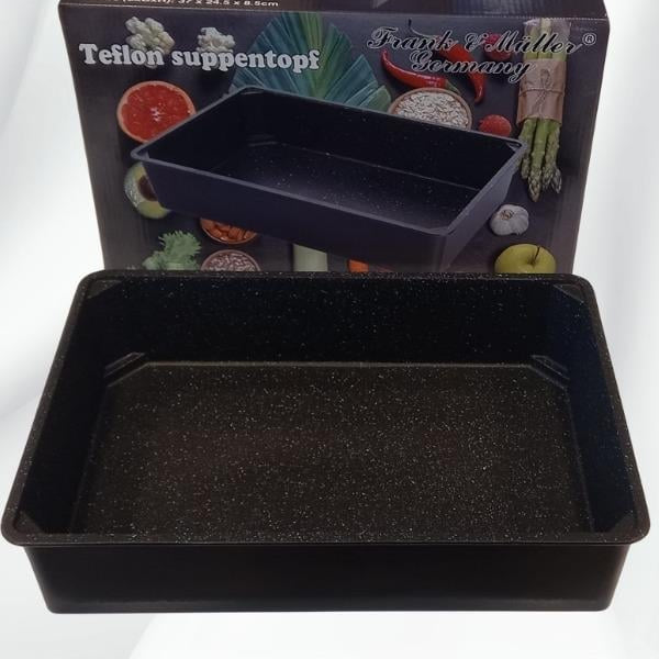 Aluminium Granit Dyb Bradepande (Tepsi) Til Kontaktgrill - Frank & Müller