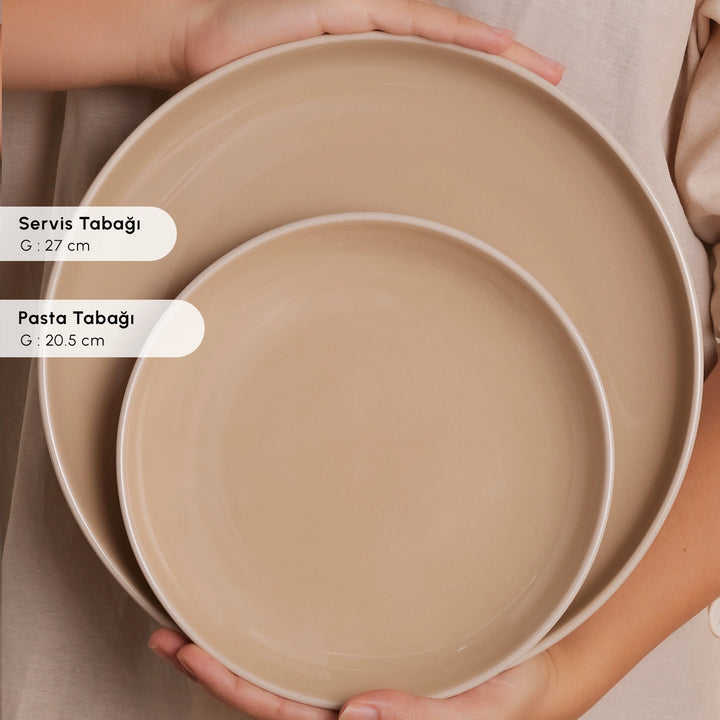 Karaca Earth Collection Terra – 36 dele Middagsservice til 8 personer, Beige