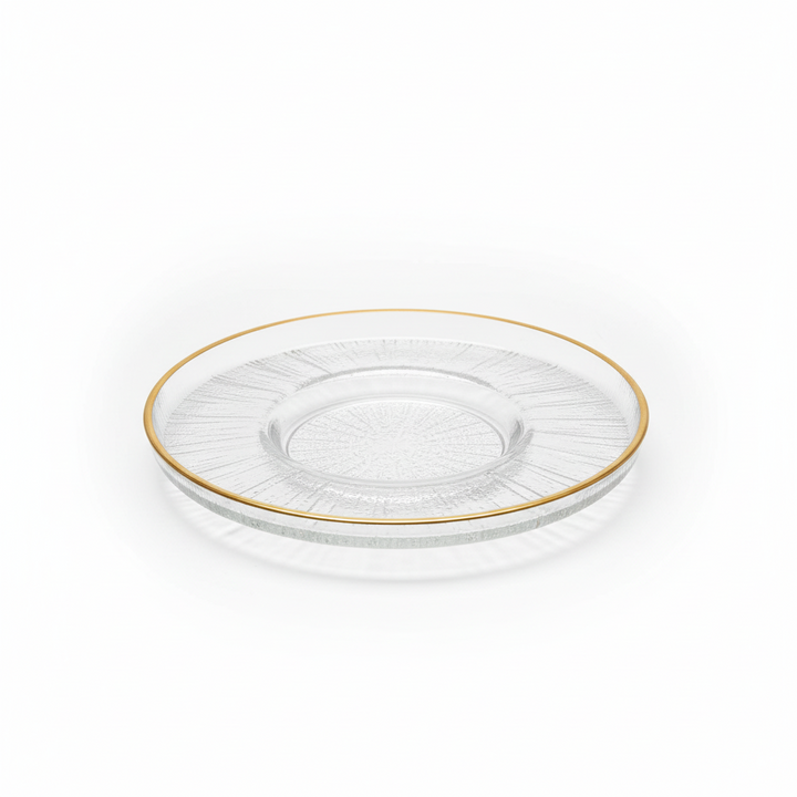 Bricard Rexy Underkoppesæt 6 stk. - Transparent/Guld - 12 cm