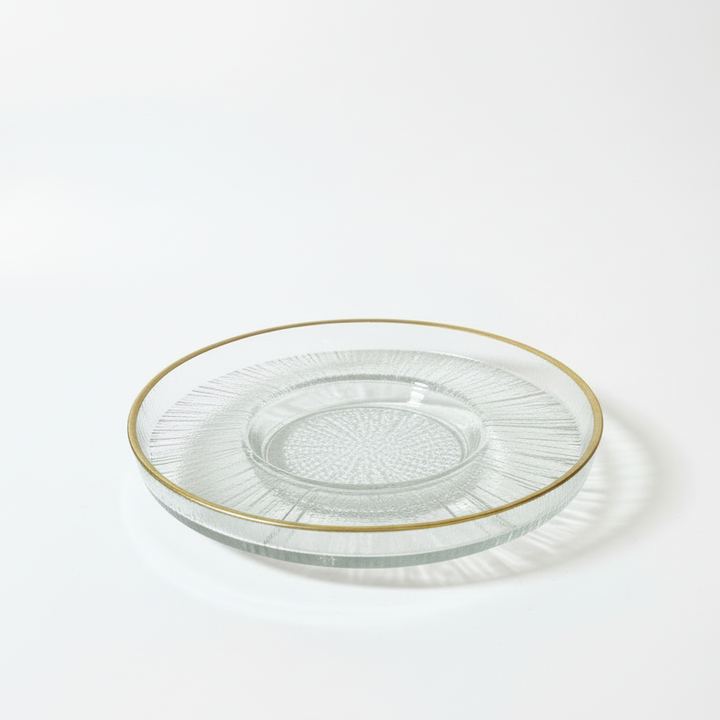 Bricard Rexy Underkoppesæt 6 stk. - Transparent/Guld - 12 cm