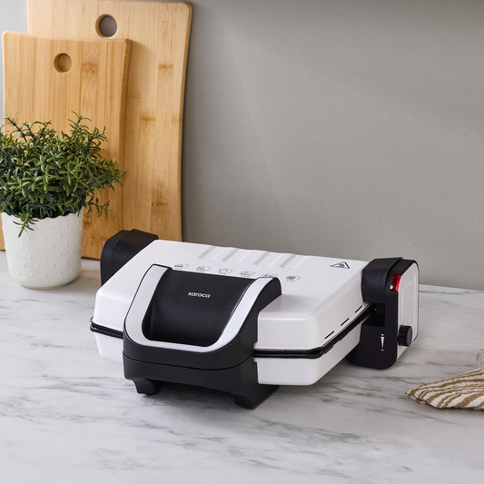 Karaca Future Toastgrill Pearl White 1800 W – 4-skivers kapacitet