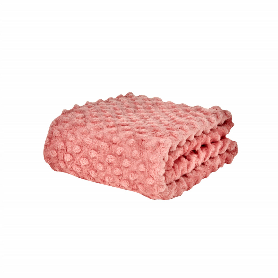 Karaca Home Bebek Lily Tomurcuk-Tæppe – Pink – 90 × 110 cm