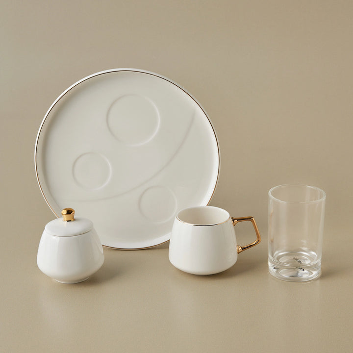 Karaca - Streamline Saturn - Kaffeserveringssæt til 1 person – 100 ml