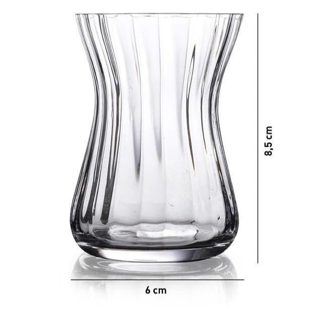 Pasabahce Bride Teglassæt 6 stk. 120 ml.